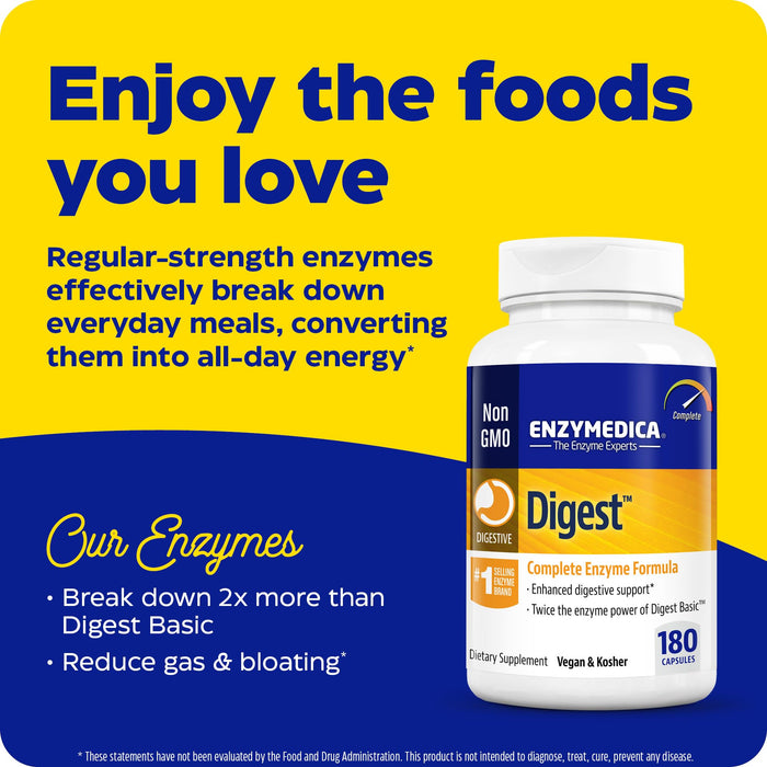 Enzymedica Digest Capsules - Digestive Enzyme at MySupplementShop by Enzymedica