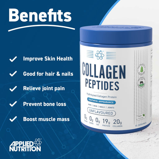 Applied Nutrition Collagen Peptides, Unflavoured 300g - Collagen at MySupplementShop by Applied Nutrition