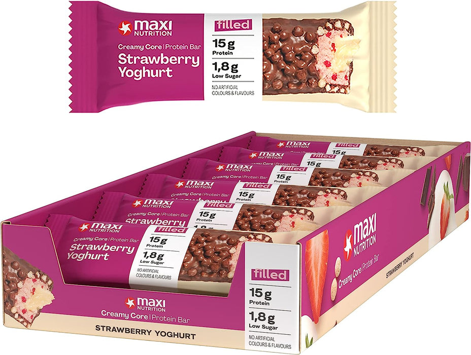 Maxi Nutrition Creamy Core Bar 12x45g - Protein Bars at MySupplementShop by Maxi Nutrition