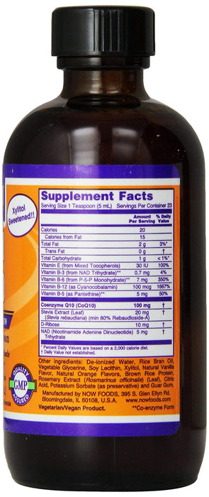 NOW Foods CoQ10 Liquid - 118 ml. - Health and Wellbeing at MySupplementShop by NOW Foods