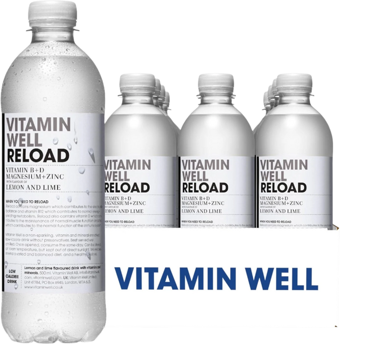 Vitamin Well Reload 12x500ml Zitrone &amp; Limette