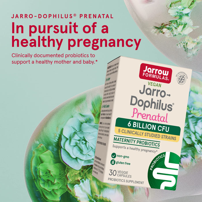 Jarrow Formulas JarroDophilus Prenatal 6 Billion CFU  30 vcaps - Supplements for Women at MySupplementShop by Jarrow Formulas