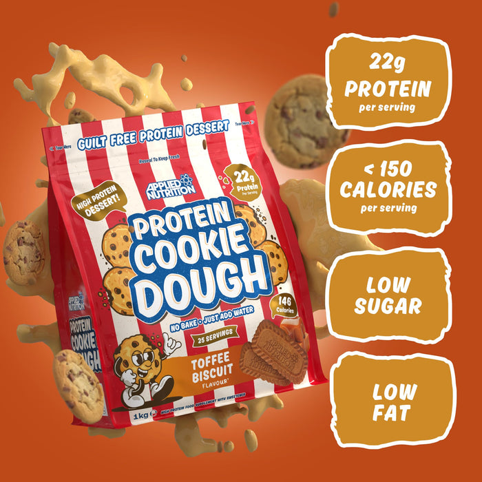 Applied Nutrition Protein Cookie Dough 1kg - Whey Proteins at MySupplementShop by Applied Nutrition