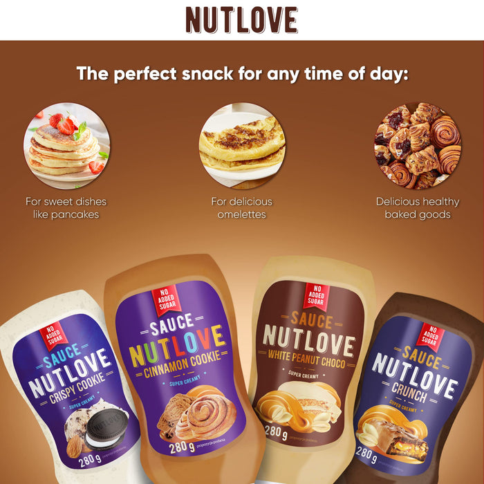 Allnutrition Nutlove Sauce, Cinnamon Cookie - 280 ml. - Dessert Sauces at MySupplementShop by Allnutrition