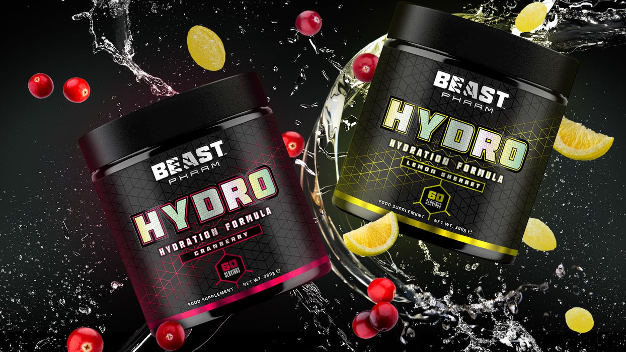 Beast Pharm Hydro 360g (Cranberry) - Rehydration at MySupplementShop by Beast Pharm