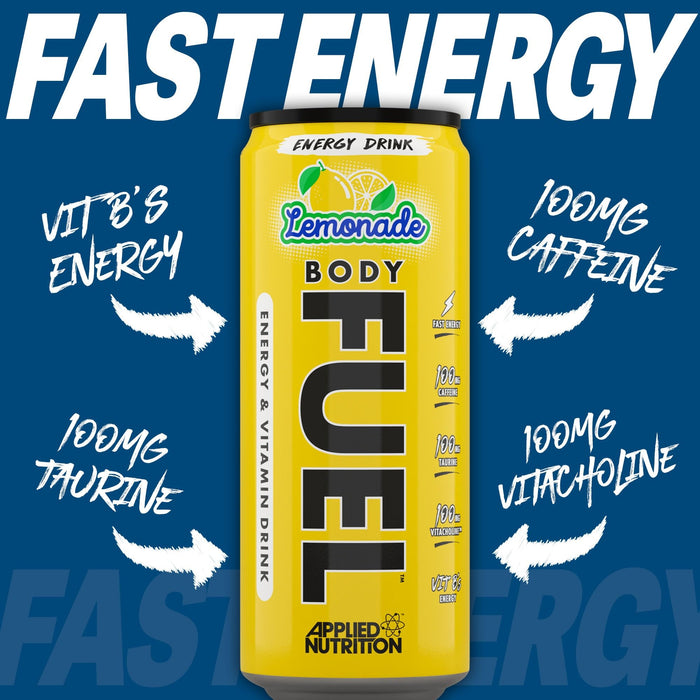 Applied Nutrition Body Fuel CAN 12x330ml - Energy Drinks at MySupplementShop by Applied Nutrition