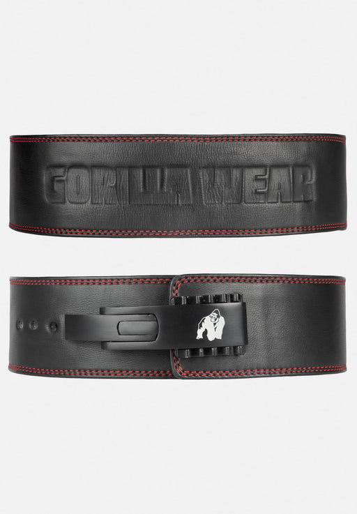 Gorilla Wear 4 Inch Premium Lever Belt Black - Weight Lifting Belts at MySupplementShop by GORILLA WEAR