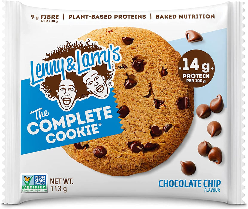 Lenny & Larry's Complete Cookie 12x113g - Chocolate Chip - Protein Cookie at MySupplementShop by Lenny & Larry's