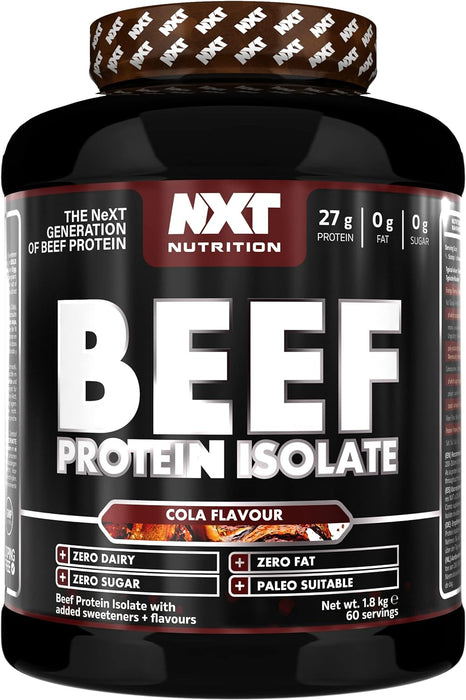 NXT Nutrition Beef Protein Isolate 1.8kg - Cola - Protein Powder at MySupplementShop by Nxt Nutrition