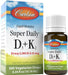 Carlson Labs Super Daily D3 + K2 2000 IU  10 ml. - Sports Supplements at MySupplementShop by Carlson Labs