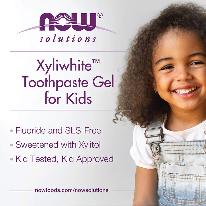 NOW Foods XyliWhite Kids, Bubblegum Splash - 85g - Health and Wellbeing at MySupplementShop by NOW Foods