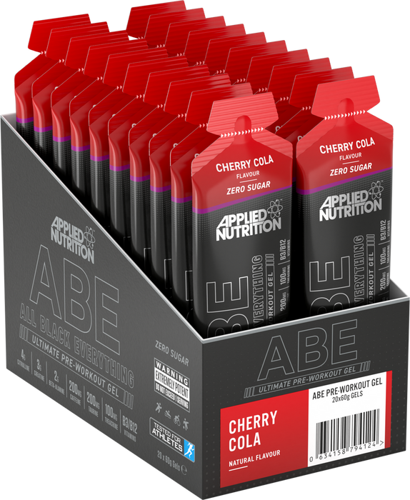 Applied Nutrition ABE Gel Shots 20x60ml - Cherry Cola - Sports Supplements at MySupplementShop by Applied Nutrition