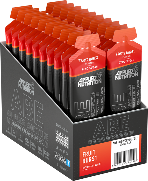 Applied Nutrition ABE Gel Shots 20x60ml - Fruit Burst - Sports Supplements at MySupplementShop by Applied Nutrition