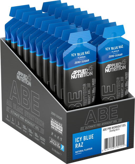 Applied Nutrition ABE Gel Shots 20x60ml - Icy Blue Raz - Sports Supplements at MySupplementShop by Applied Nutrition