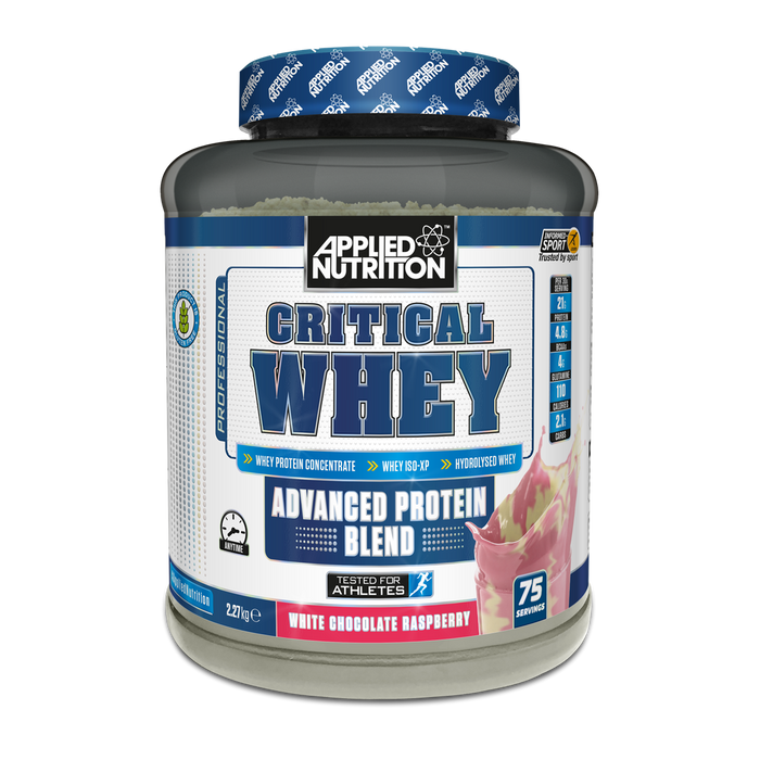 Applied Nutrition Critical Whey 2.27kg - White Chocolate Raspberry - Nutrition Drinks & Shakes at MySupplementShop by Applied Nutrition