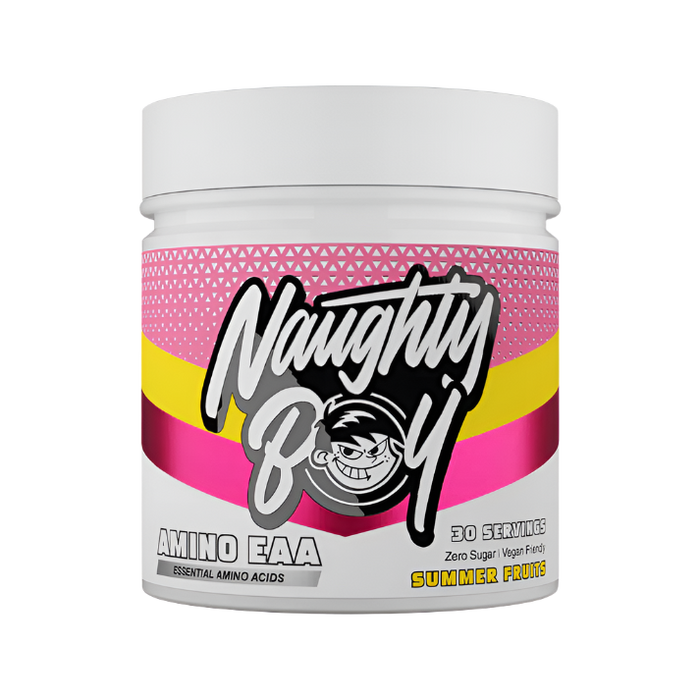 Naughty Boy AMINO EAA – Vegan BCAA & Essential Amino Acids for Muscle Recovery & Endurance | 30 Servings