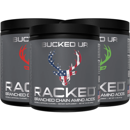 Bucked Up Racked 312g - Peach Mango - BCAA Supplement at MySupplementShop by Bucked Up