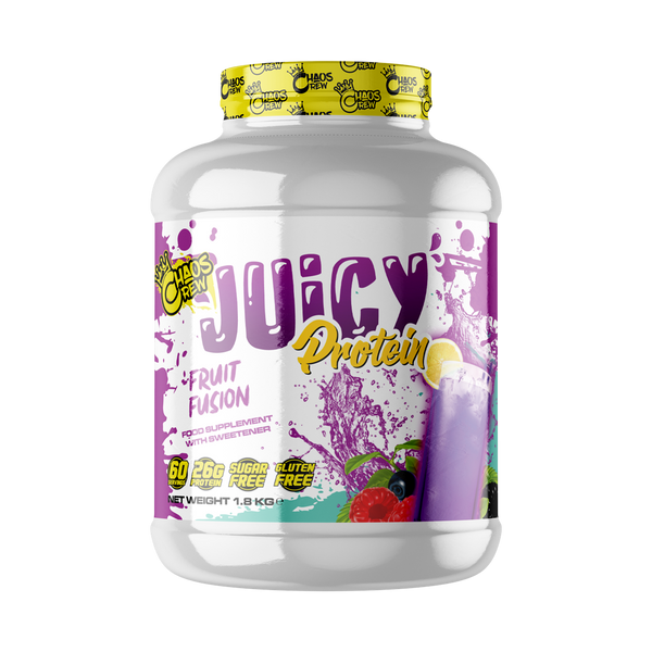 Chaos Crew Juicy Protein 1.8kg Fruit Fusion - Sports Supplements at MySupplementShop by Chaos Crew