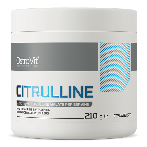 OstroVit Citrulline 210g - Strawberry - Sports Supplements at MySupplementShop by Ostrovit