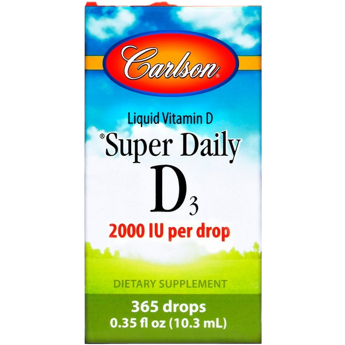 Carlson Labs Super Daily D3, 2000 IE – 10 ml.