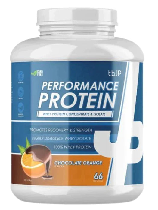 Trained By JP Performance Protein 2kg - Chocolate Orange - Whey Proteins at MySupplementShop by Trained By JP