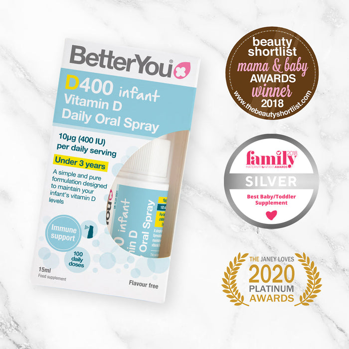 BetterYou DLux Infant Daily Vitamin D Oral Spray 6 Months to 5 Years 15ml - Vitamins & Minerals at MySupplementShop by BetterYou