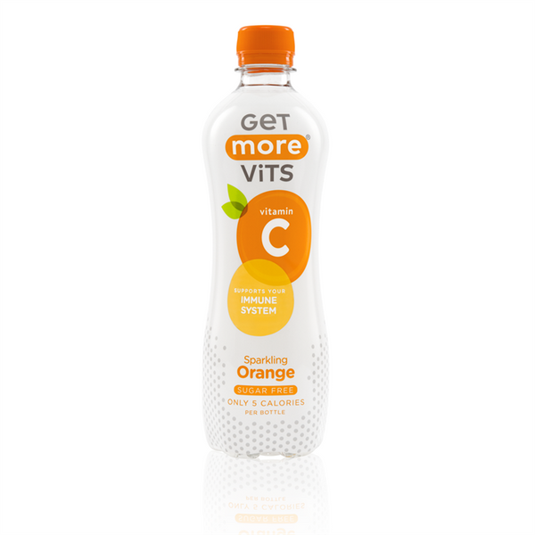 Get More Vits Vitamin C 12x500ml Sparkling Orange - Sports Nutrition at MySupplementShop by Get More Vits