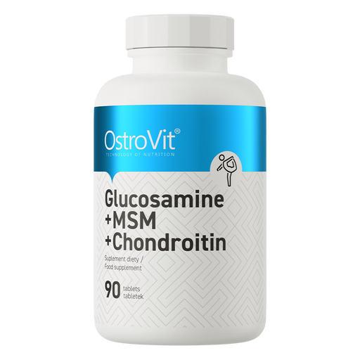 OstroVit Glucosamine + MSM + Chondroitin 90 Tabs - Combinations at MySupplementShop by Ostrovit