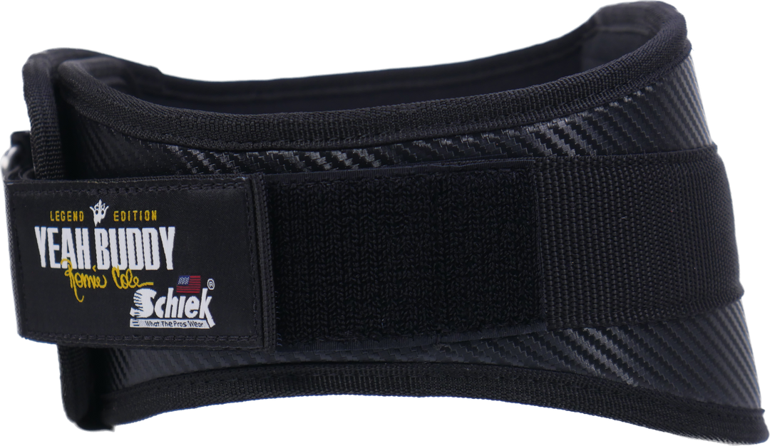 Schiek Model RCCF4006 Ronnie Coleman Legend Edition YEAH BUDDY! Carbon Fiber Weightlifting Belt -  at MySupplementShop by Schiek Sports