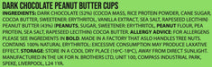 Nutry Nuts Peanut Butter Cups 12x42g Dark Chocolate - Sports Nutrition at MySupplementShop by Nutry Nuts