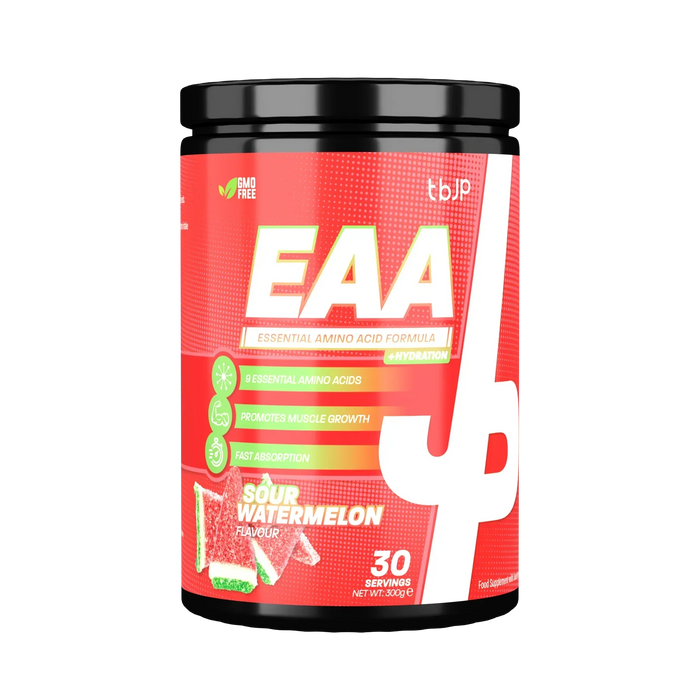 Trained By JP EAA Plus Hydration 300g (30 Servings) - Sour Watermelon - Sports Supplements at MySupplementShop by Trained By JP