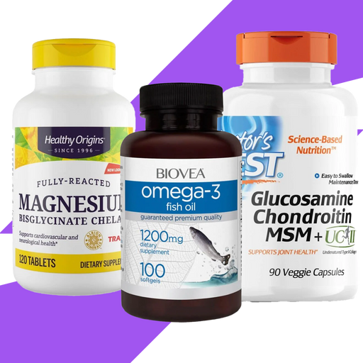 Ultimate Joint Support Bundle: Omega 3, Glucosamine, Chondroitin, MSM + UC-II, and Magnesium Bisglycinate - Sports Supplements at MySupplementShop by MySupplementShop Bundles