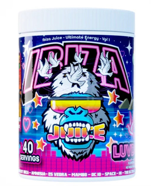 Gorillalpha Ibiza Juice ULTIMATE ENERGY VOL 1 480G - LUVD UP - Sports Supplements at MySupplementShop by Gorillalpha