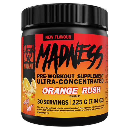 Mutant Madness 225g Orange Rush - Sport and Fitness at MySupplementShop by Mutant