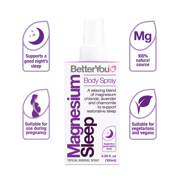 BetterYou Magnesium Sleep Body Spray 100ml - Joint Support at MySupplementShop by BetterYou