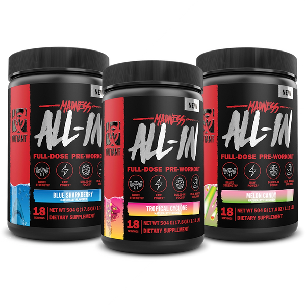 Mutant Madness All-In 504g 18 Servings - Pre Workout at MySupplementShop by Mutant