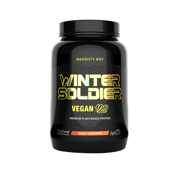 Naughty Boy Winter Soldier Vegan 100 930g - Sweet Cinnamon - Vegan Protein at MySupplementShop by Naughty Boy