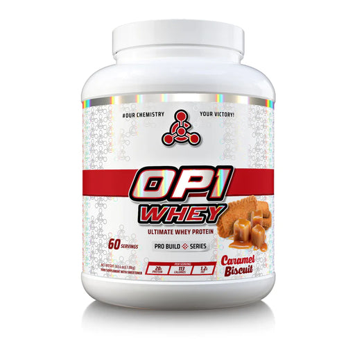 Chemical Warfare OP1 Whey 1.8kg - Caramel Biscuit - Protein Powder at MySupplementShop by Chemical Warfare