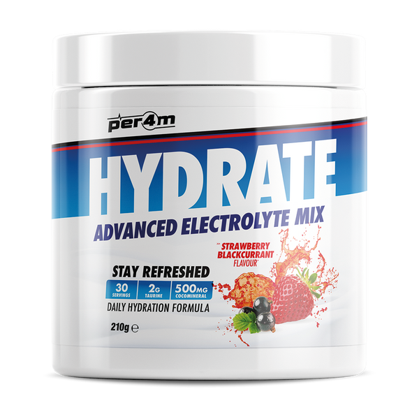 Per4m Hydration Electrolyte Mix 30 Servings - Strawberry Blackcurrant - Electrolyte Replacements at MySupplementShop by PER4M Nutrition