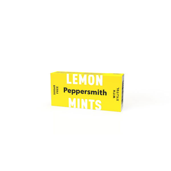 Peppersmith Mints 12x15g Lemon Mint - Health Foods at MySupplementShop by Peppersmith