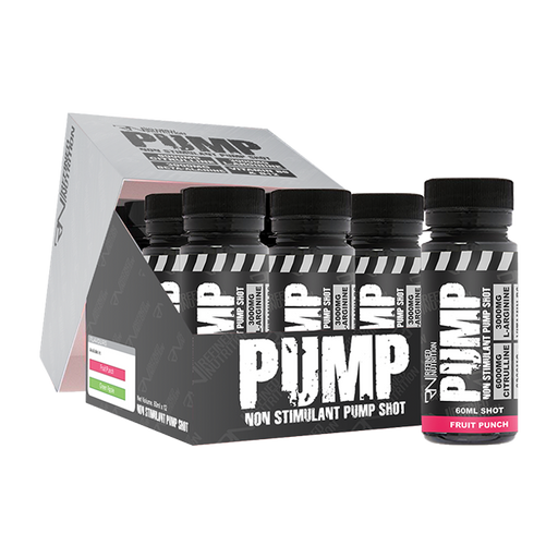 Refined Nutrition PUMP Pre-Workout Shots 12 x 60ml Fruit Punch - Sports Supplements at MySupplementShop by Refind Nutrition