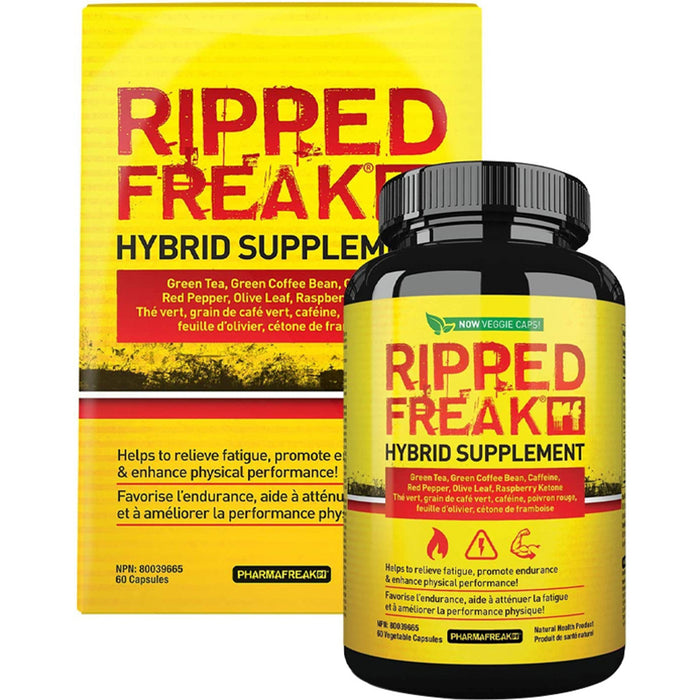 Pharma Freak Ripped Freak: Ultimate Fat Burner 60 Capsules | Extreme Athletes’ Choice! - Endurance at MySupplementShop by PharmaFreak