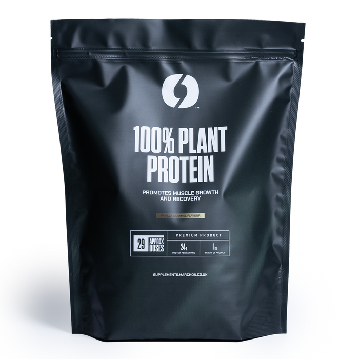 MARCHON 100% Plant Protein 1kg - Vanilla Caramel - Plant Protein at MySupplementShop by MARCHON