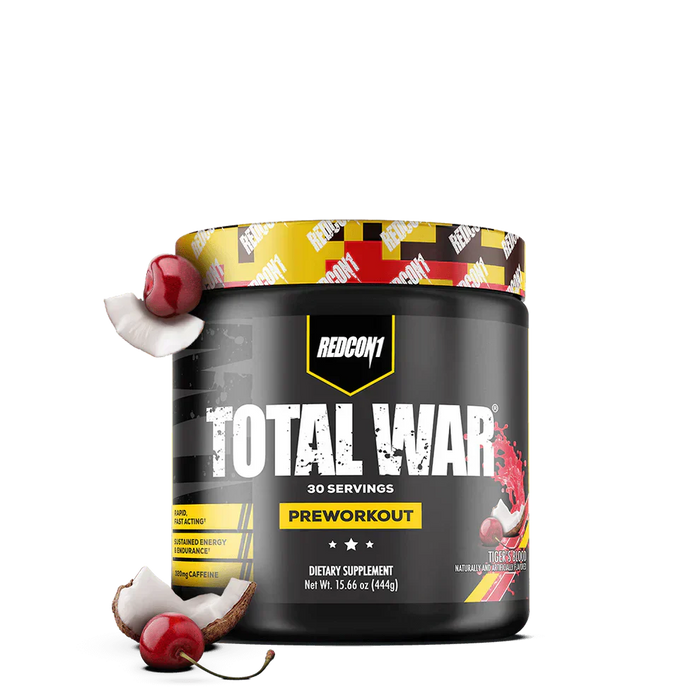 RedCon1 Total War 30 Servings - 444g / Tigers Blood - Pre-Workout Powder