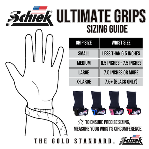 Schiek 1900 Ultimate Grip - Red - Grip at MySupplementShop by Schiek Sports