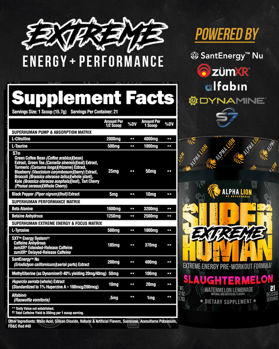 Alpha Lion SuperHuman Supreme 357g - Sports Nutrition at MySupplementShop by Alpha Neon