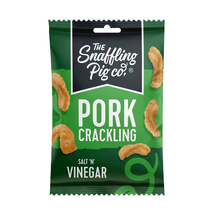 Snaffling Pig Pork Crackling 12x40g - Pork Rinds at MySupplementShop by The Snaffling Pig Co