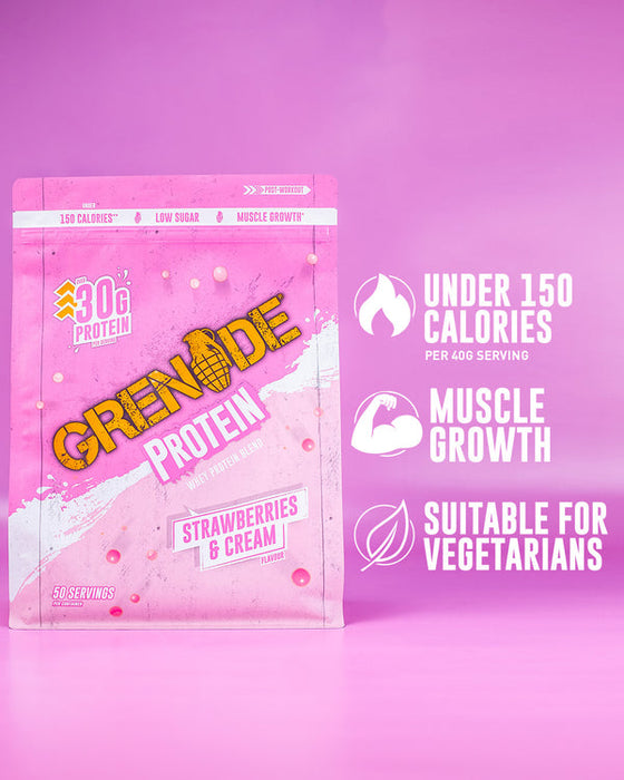 Grenade Protein 2kg - Premium Whey Blend with Iconic Flavours - Protein Powder at MySupplementShop by Grenade