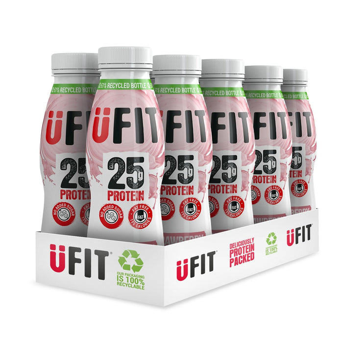 UFit 25g Protein Shakes 10x330ml - Sports Nutrition at MySupplementShop by UFit