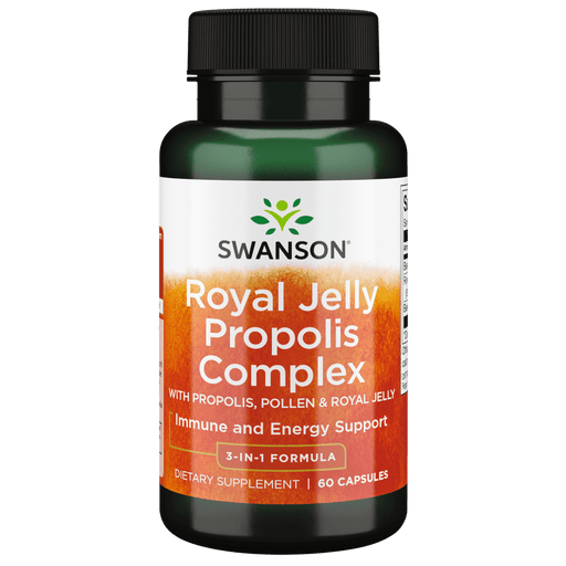 Swanson Royal Jelly Propolis Complex 60 Caps - Sports Supplements at MySupplementShop by Swanson